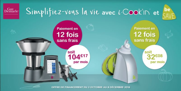 I-COOK'IN : Robot de Cuisine connecté Multifonction de Guy Demarle