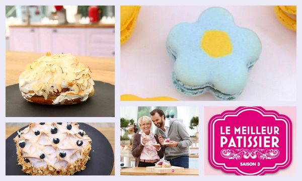 Cadre Rond Délicat De Couronne Faite De Gâteaux, Meringues